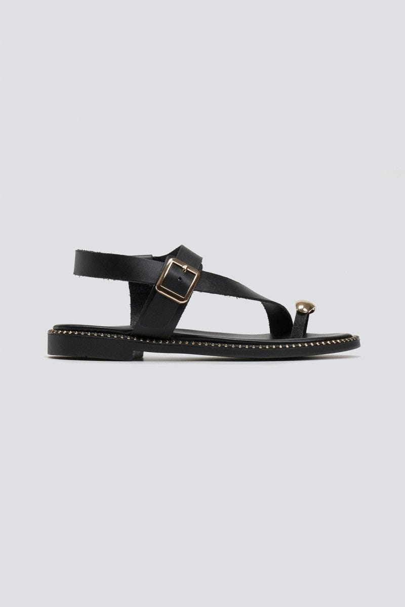 Σανδάλια με μπαρέτα Tfp - Μαύρο - thefashionproject.gr - TFP