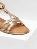 Σανδάλια με μπαρέτα - Χρυσό - thefashionproject.gr - ERYNN
