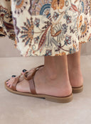 Σανδάλια με περαστό στρας λουράκι Estil - Ταμπά - thefashionproject.gr - Estil