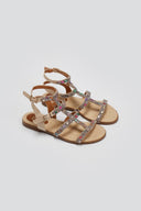 Σανδάλια με πέτρες ERYNN - Μπεζ - thefashionproject.gr - ERYNN