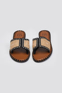 Σανδάλια με πλεκτό σχέδιο ERYNN - Μαύρο - thefashionproject.gr - ERYNN