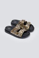 Σανδάλια με print ERYNN - Χρυσό - thefashionproject.gr - ERYNN