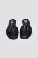Σανδάλια με ψάθινη φάσα Xti 143861 - Μαύρο - thefashionproject.gr - Xti Footwear