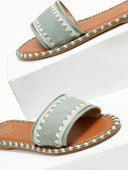 Σανδάλια με ραφές στη φάσα ERYNN - Μέντα - thefashionproject.gr - ERYNN