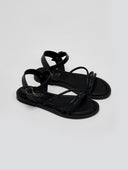 Σανδάλια με στρας και μπαρέτα Estil - Μαύρο - thefashionproject.gr - Estil
