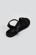 Σανδάλια με στρας και μπαρέτα Estil - Μαύρο - thefashionproject.gr - Estil