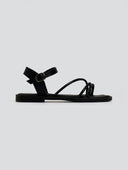 Σανδάλια με στρας και μπαρέτα Estil - Μαύρο - thefashionproject.gr - Estil