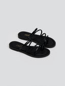 Σανδάλια με στρας λουράκια Estil - Μαύρο - thefashionproject.gr - Estil