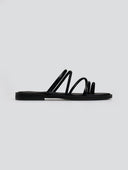 Σανδάλια με στρας λουράκια Estil - Μαύρο - thefashionproject.gr - Estil