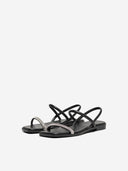 Σανδάλια με στρας ONLY 15319582 - Μαύρο - thefashionproject.gr - ONLY