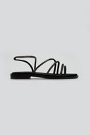 Σανδάλια με στρας Ragazza 01122 - Μαύρο - thefashionproject.gr - RAGAZZA