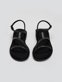 Σανδάλια με στρας Ragazza 01128 - Μαύρο - thefashionproject.gr - RAGAZZA