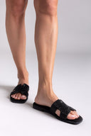 Σανδάλια με στρας Xti 142857 - Μαύρο - thefashionproject.gr - Xti Footwear