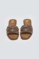 Σανδάλια με στρας Xti 143866 - Κάμελ - thefashionproject.gr - Xti Footwear