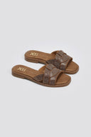 Σανδάλια με στρας Xti 143866 - Κάμελ - thefashionproject.gr - Xti Footwear
