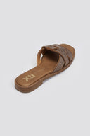 Σανδάλια με στρας Xti 143866 - Κάμελ - thefashionproject.gr - Xti Footwear