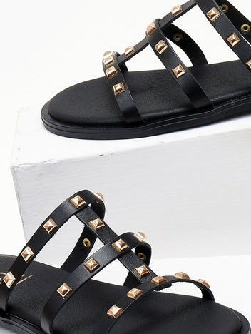 Σανδάλια με τρουκς Estil - Μαύρο - thefashionproject.gr - Estil