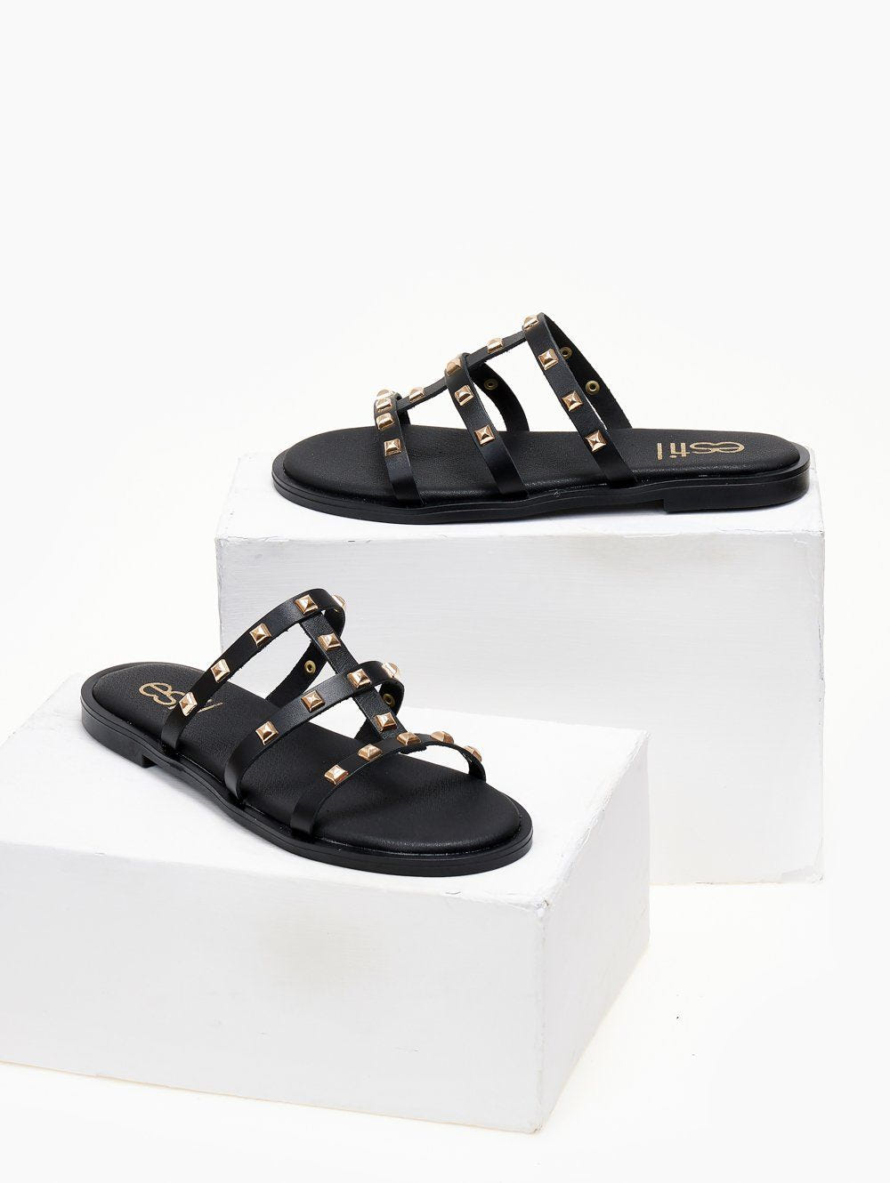 Σανδάλια με τρουκς Estil - Μαύρο - thefashionproject.gr - Estil