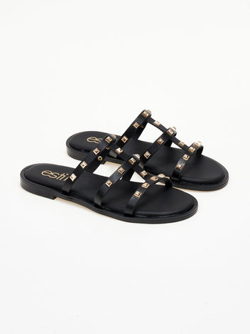 Σανδάλια με τρουκς Estil - Μαύρο - thefashionproject.gr - Estil