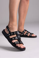Σανδάλια με τρουκς - Μαύρο - thefashionproject.gr - Bellucci