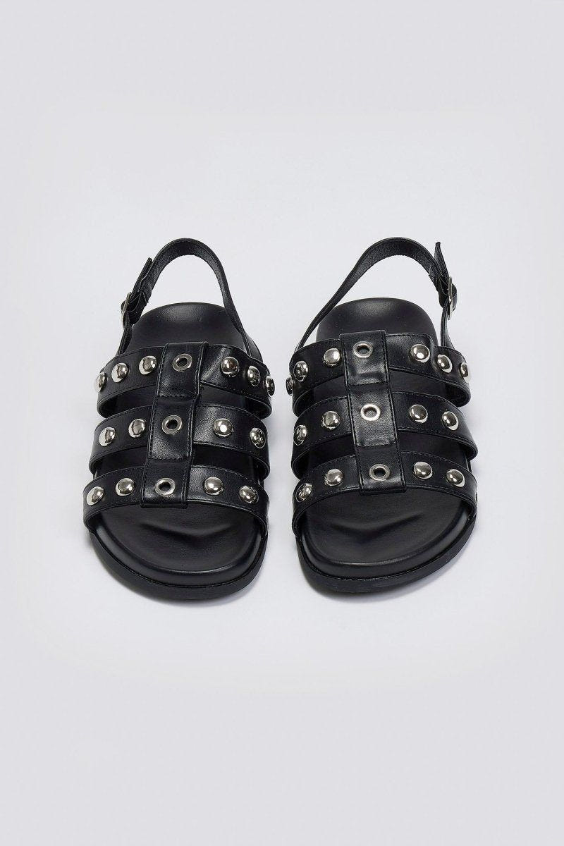 Σανδάλια με τρουκς - Μαύρο - thefashionproject.gr - Bellucci