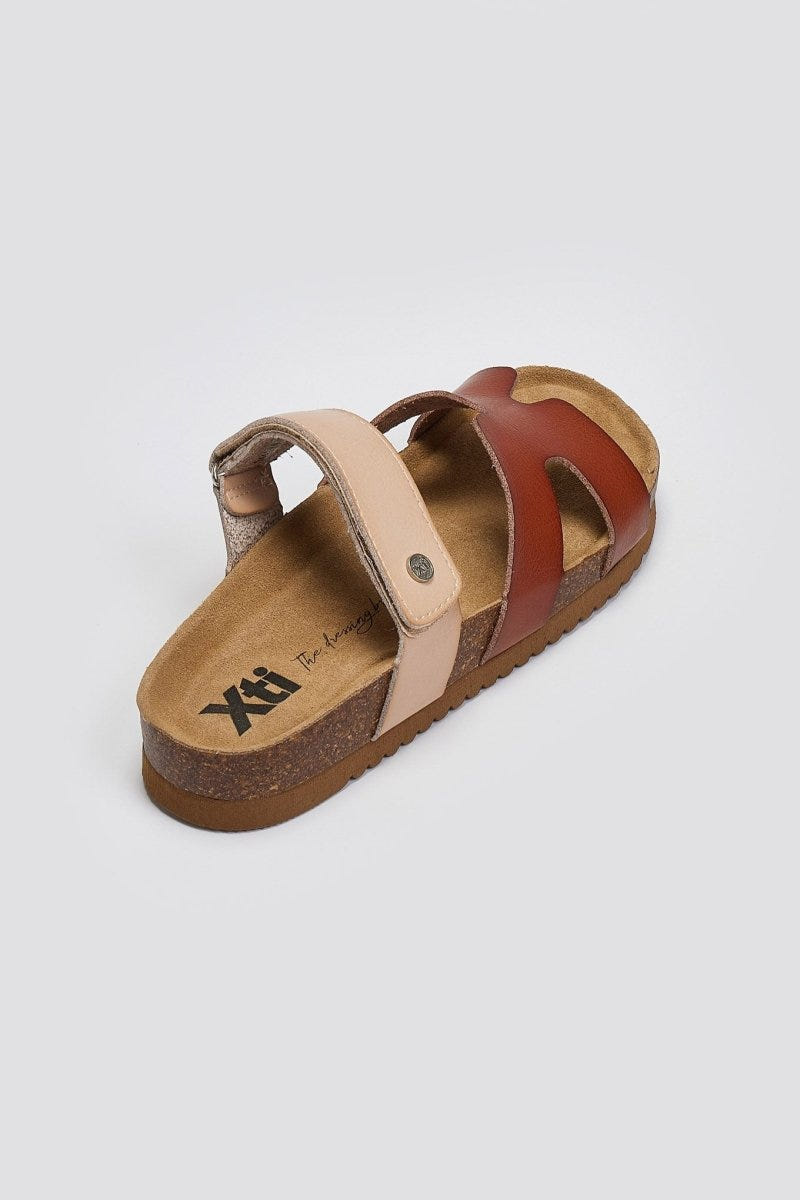 Σανδάλια με velcro Xti 144124 - Ταμπά - thefashionproject.gr - Xti Footwear