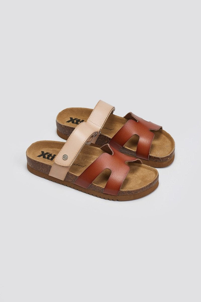 Σανδάλια με velcro Xti 144124 - Ταμπά - thefashionproject.gr - Xti Footwear