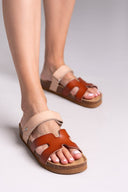 Σανδάλια με velcro Xti 144124 - Ταμπά - thefashionproject.gr - Xti Footwear