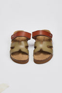 Σανδάλια με velcro Xti 144124 - Χακί - thefashionproject.gr - Xti Footwear