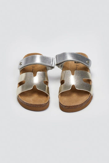 Σανδάλια με velcro Xti 144124 - Χρυσό - thefashionproject.gr - Xti Footwear
