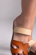 Σανδάλια με velcro Xti 14420 - Κάμελ - thefashionproject.gr - Xti Footwear