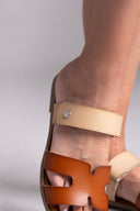 Σανδάλια με velcro Xti 14420 - Κάμελ - thefashionproject.gr - Xti Footwear