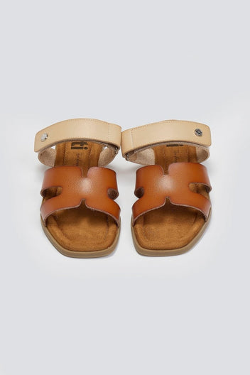 Σανδάλια με velcro Xti 14420 - Κάμελ - thefashionproject.gr - Xti Footwear