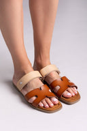 Σανδάλια με velcro Xti 14420 - Κάμελ - thefashionproject.gr - Xti Footwear