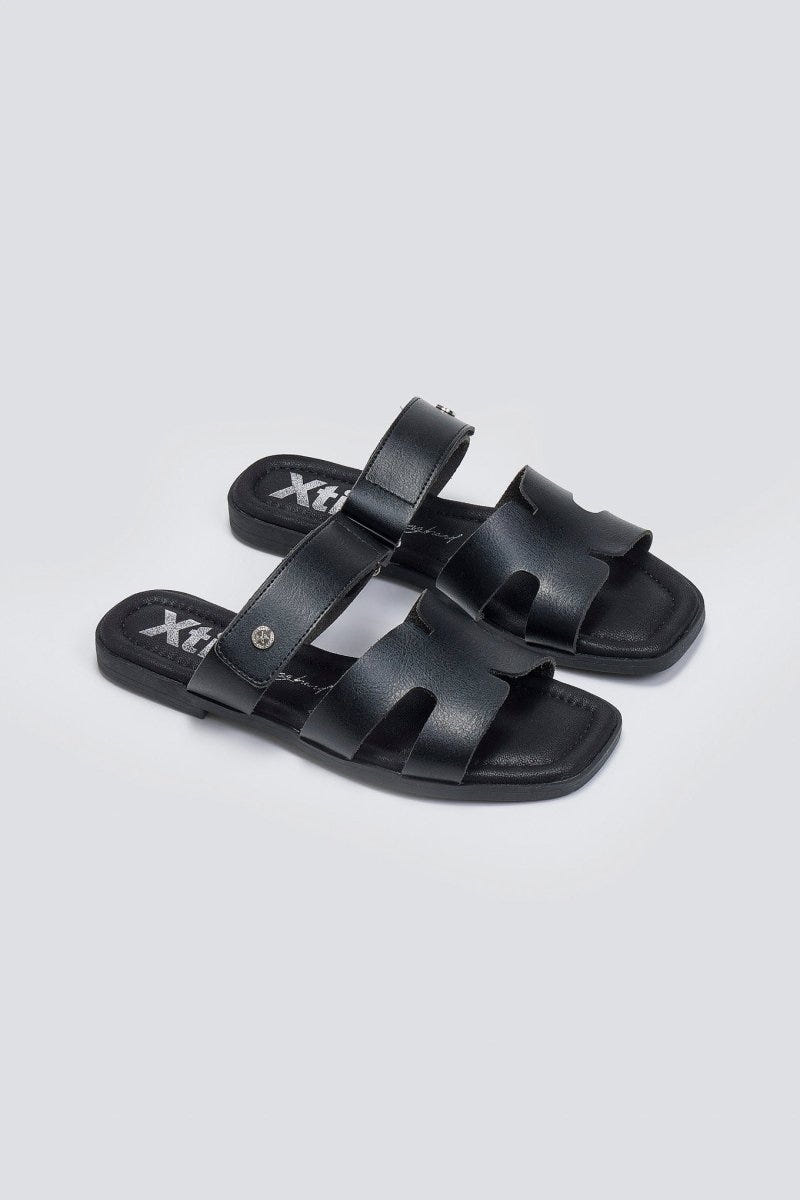 Σανδάλια με velcro Xti 14420 - Μαύρο - thefashionproject.gr - Xti Footwear