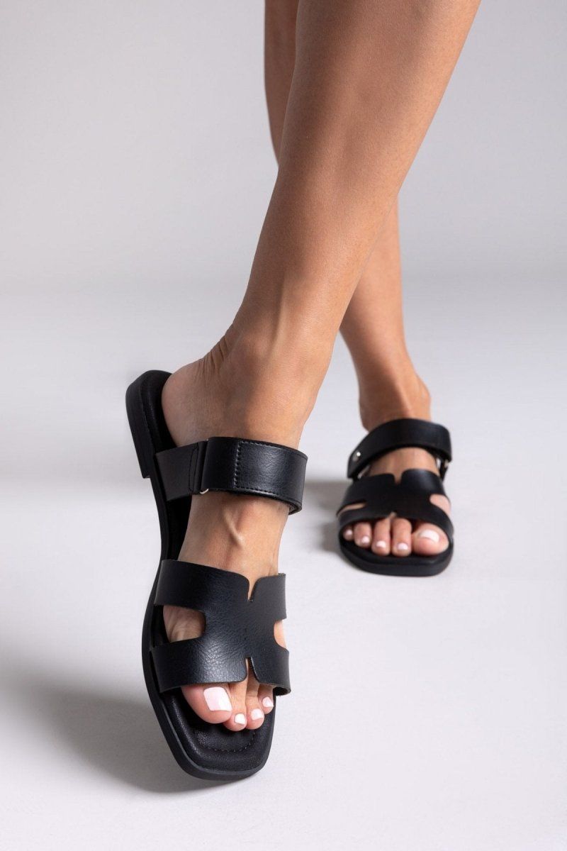 Σανδάλια με velcro Xti 14420 - Μαύρο - thefashionproject.gr - Xti Footwear