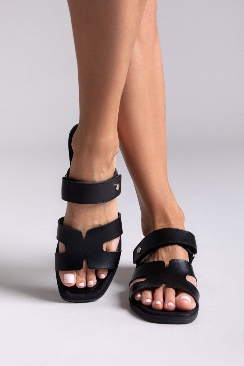 Σανδάλια με velcro Xti 14420 - Μαύρο - thefashionproject.gr - Xti Footwear
