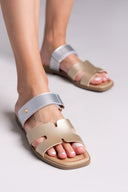 Σανδάλια με velcro Xti 14420 - Χρυσό - thefashionproject.gr - Xti Footwear