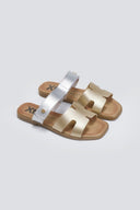 Σανδάλια με velcro Xti 14420 - Χρυσό - thefashionproject.gr - Xti Footwear