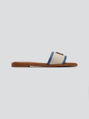 Σανδάλια με υφασμάτινη φάσα ERYNN - Μπλε - thefashionproject.gr - ERYNN