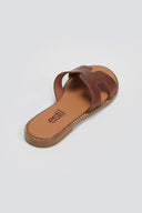 Σανδάλια nubuck με ανοίγματα Estil