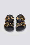 Σανδάλια ponyskin με print JOYA FANTASY SANDALS - Leopard - thefashionproject.gr - FANTASY SANDALS