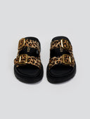 Σανδάλια ponyskin με print Ragazza 01020 - Leopard - thefashionproject.gr - RAGAZZA