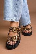 Σανδάλια ponyskin με print Ragazza 01020 - Leopard - thefashionproject.gr - RAGAZZA
