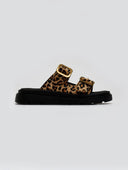 Σανδάλια ponyskin με print Ragazza 01020 - Leopard - thefashionproject.gr - RAGAZZA