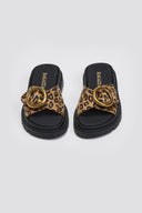 Σανδάλια ponyskin με print RAGAZZA - Leopard - thefashionproject.gr - RAGAZZA