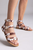 Σανδάλια ponyskin με τρουκς ERYNN - Ταμπά - thefashionproject.gr - ERYNN