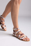 Σανδάλια ponyskin με τρουκς ERYNN - Ταμπά - thefashionproject.gr - ERYNN