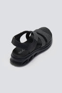 Σανδάλια sporty crossover με velcro - Μαύρο - thefashionproject.gr - La Coquette