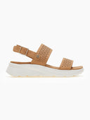 Σανδάλια sporty με διάτρητο σχέδιο Xti 142707 - Κάμελ - thefashionproject.gr - Xti Footwear